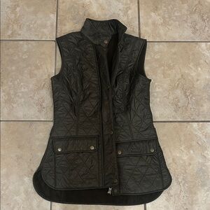 Barbour Women's Green Quilted Vest